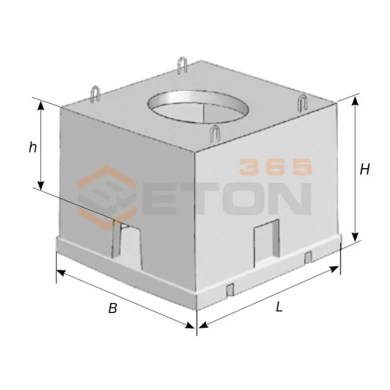 Колодцы кабельной канализации и связи ККС 1-10 с чугунным люком ГТС-Л