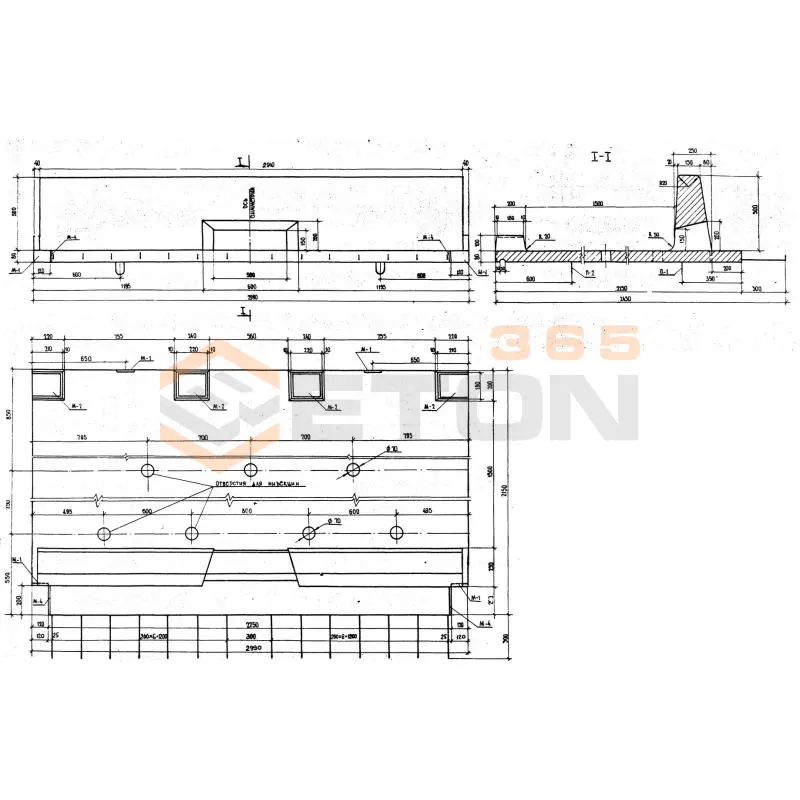 Блоки тротуарные Серия 3.503-12 Т 1-1,5
