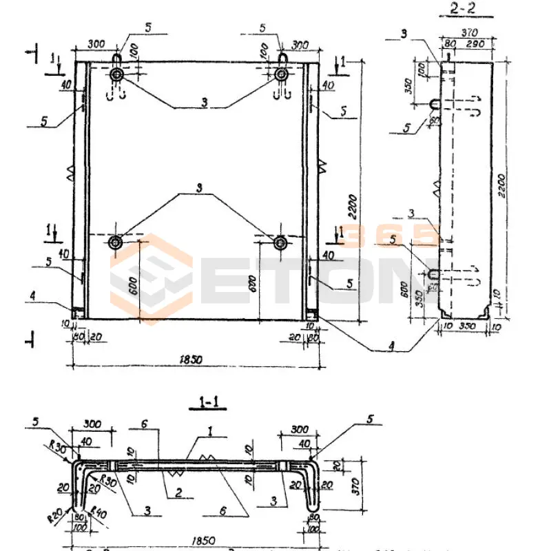 Стенки ТП 310-4-1 МЖ 1-4