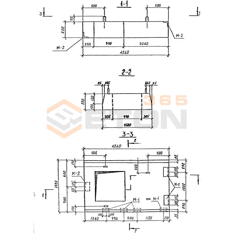 Плиты Серия 3.903 КЛ-13 П 43-16 к