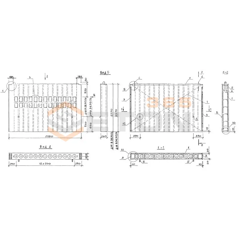 Блоки вентиляционные Серия 1.034.1-1/90 В 28-30-26
