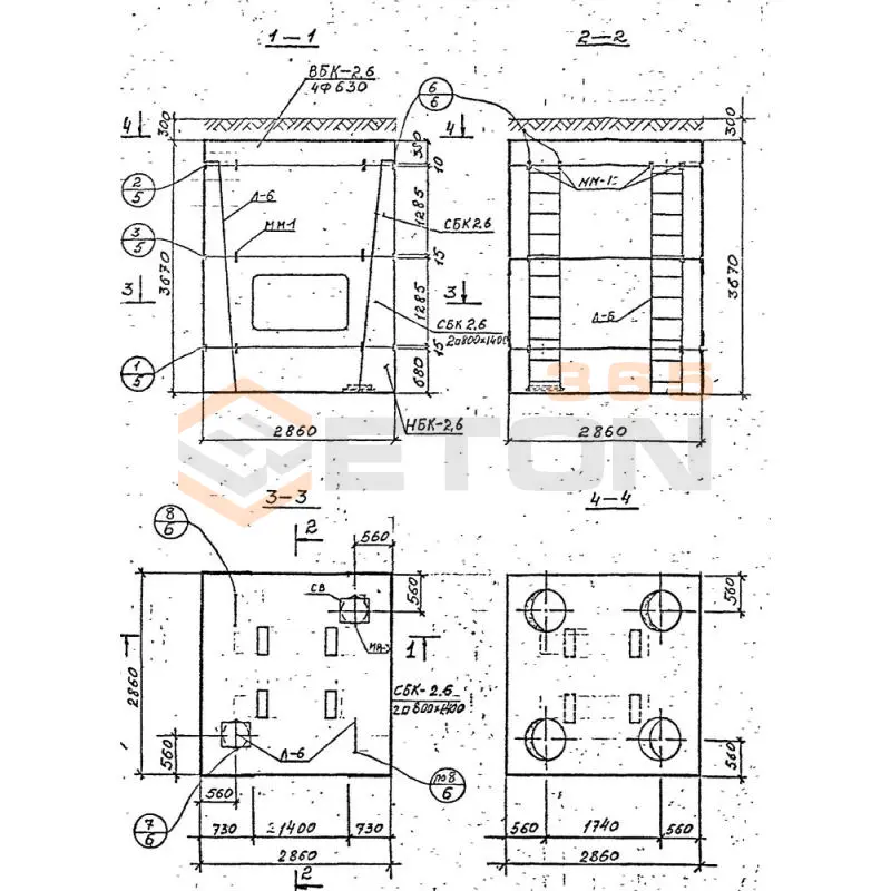Камеры тепловые Серия 3.903 КЛ-13 Камера 2,6-2,6-4,0