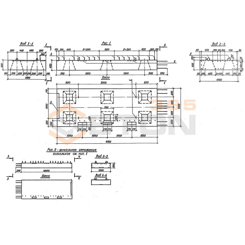 Блоки насадок Серия 3.503.1-79 2БН 40-2-2