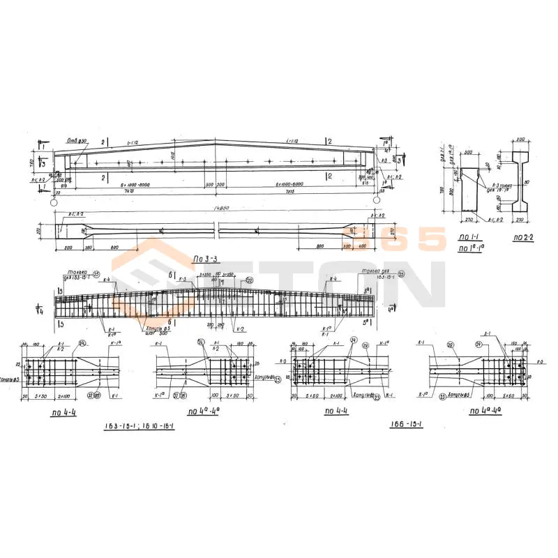 Балки Серия ПК 01-06 1Б 10-15-1
