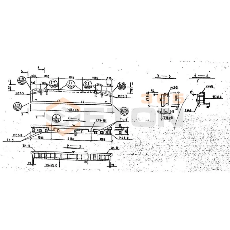 Панели наружных стен Серия 1.232 КЛ-2 НР 1-42 6-35 (1.232 КЛ-2)