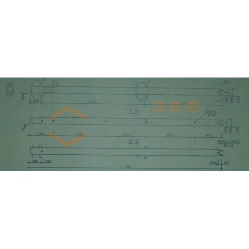 Колонны сечением 400х400 мм для зданий с высотами этажей 5,4-6,0 и 6,0 (7,2) м Серия 1.020.1-2с/89 1КВ 60-111-13 с