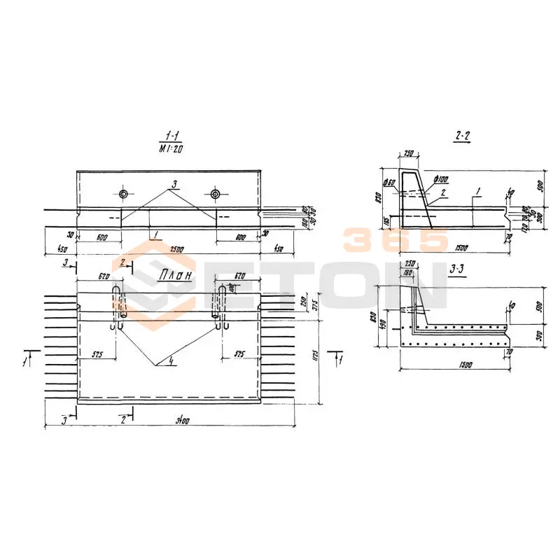 Блоки гасителей Серия 3.820.1-29/91 БГ 1