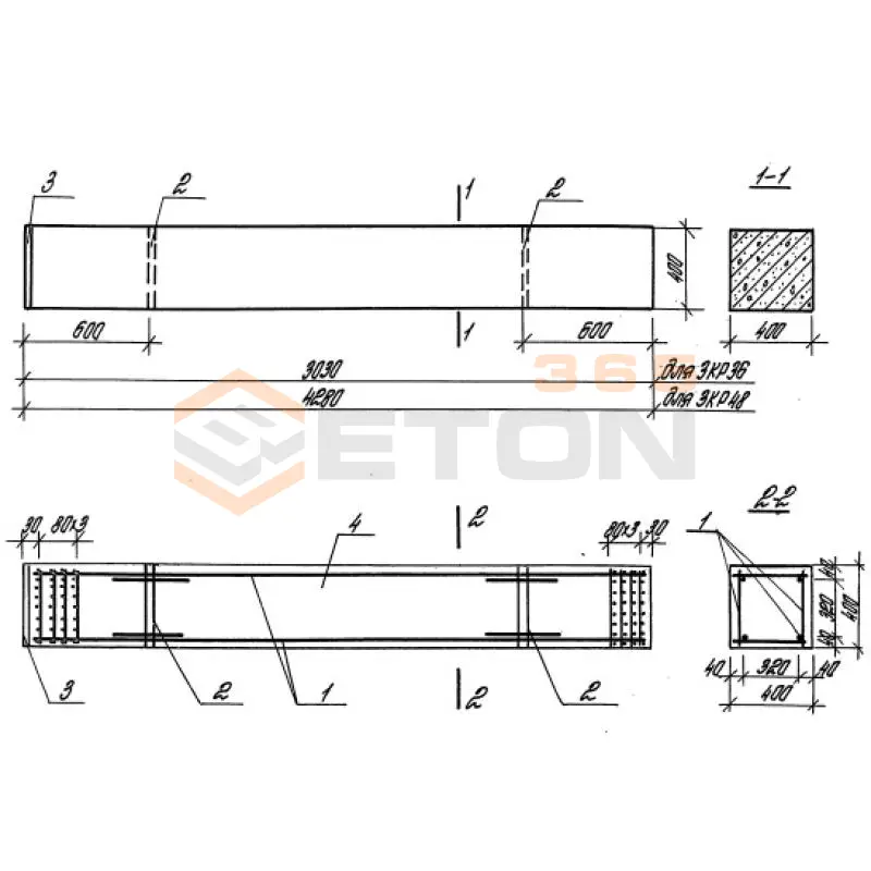 Колонны Серия 3.900.1-10 3КР 48