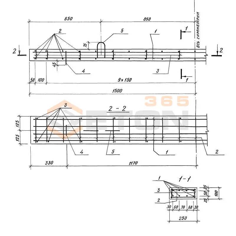 Плиты уширения коробов Серия 3.501.1-167 П