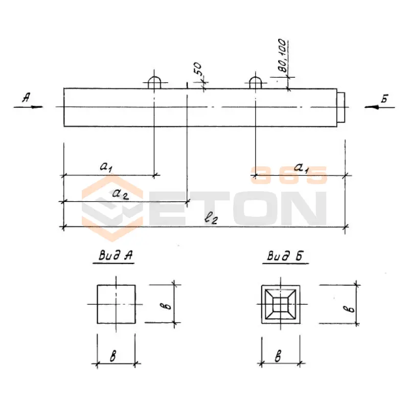 Сваи составные верхние Серия 1.011.1-10 С 70-30 Всв6