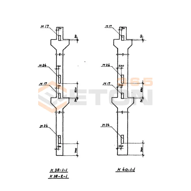 Колонны Серия ИИ 22-3 К 40-1-1 (ИИ 22-3)
