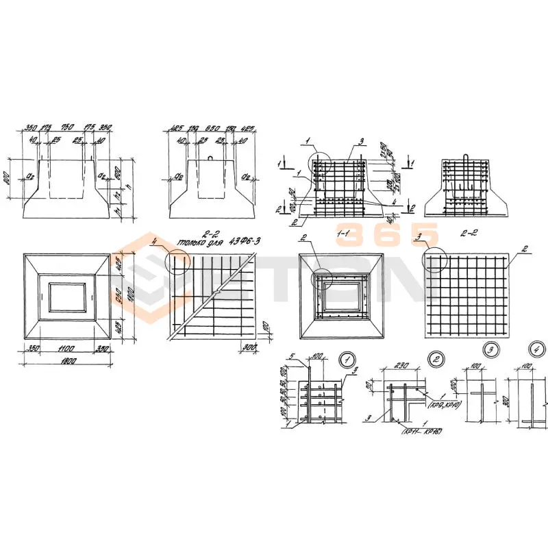 Ростверки Серия 1.411.1-4 42Ф 6-2 (1.411.1-4)
