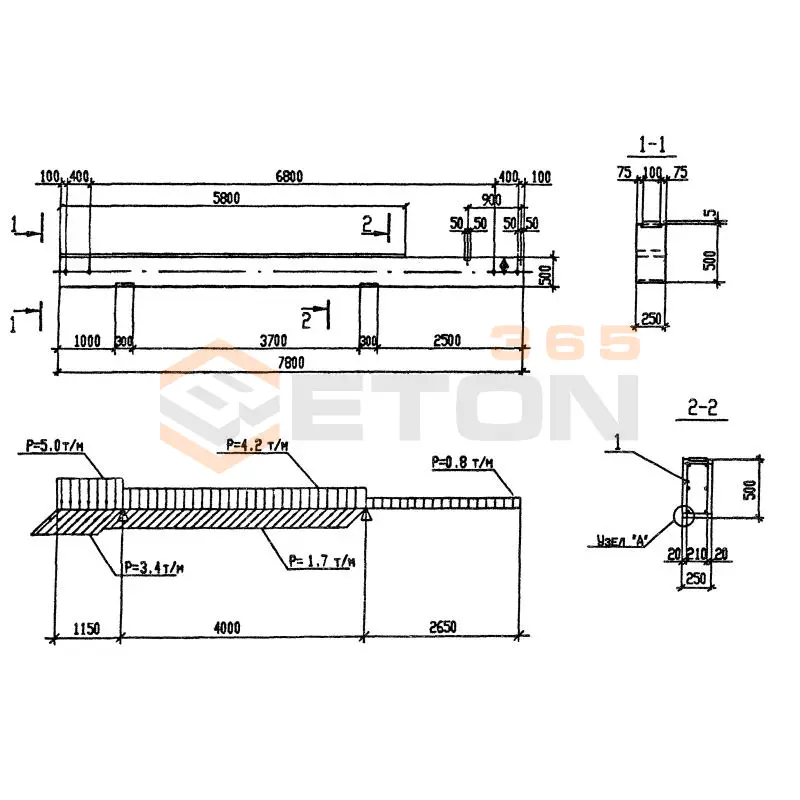 Траверсы Серия 3.016.1-11 Т 6-5