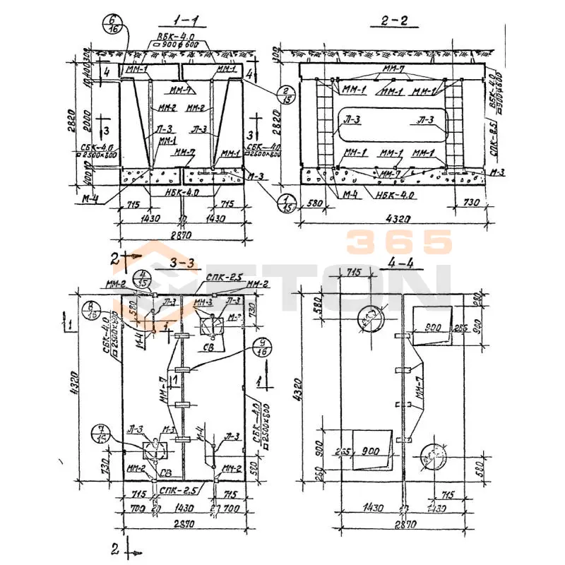 Камеры тепловые Серия 3.903 КЛ-13 Камера 2,5-4,0-2,0