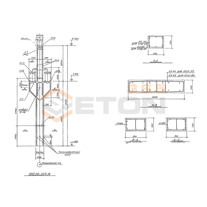 Колонны Серия КЭ 01-49 КП 9-50
