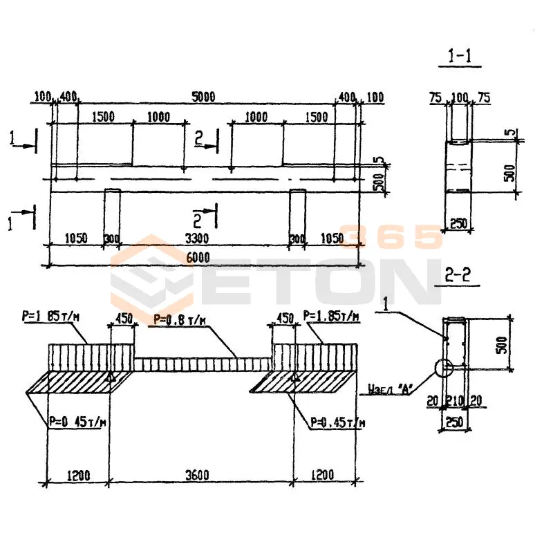 Траверсы Серия 3.016.1-11 Т 5-3