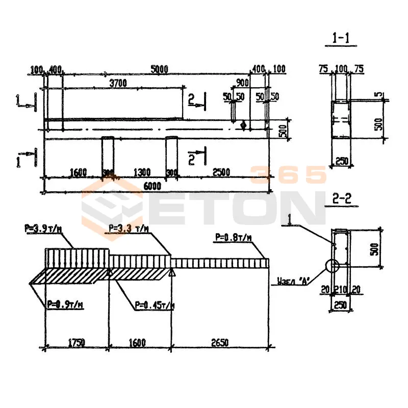 Траверсы Серия 3.016.1-11 Т 5-4