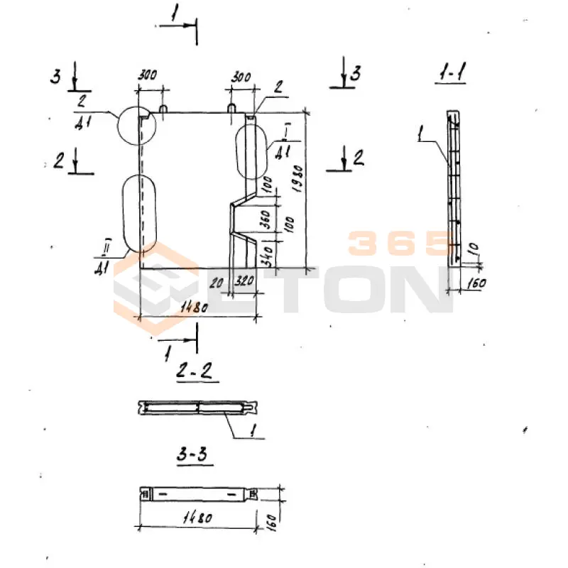 Панели внутренних стен Серия 97 5ВСЦ 4