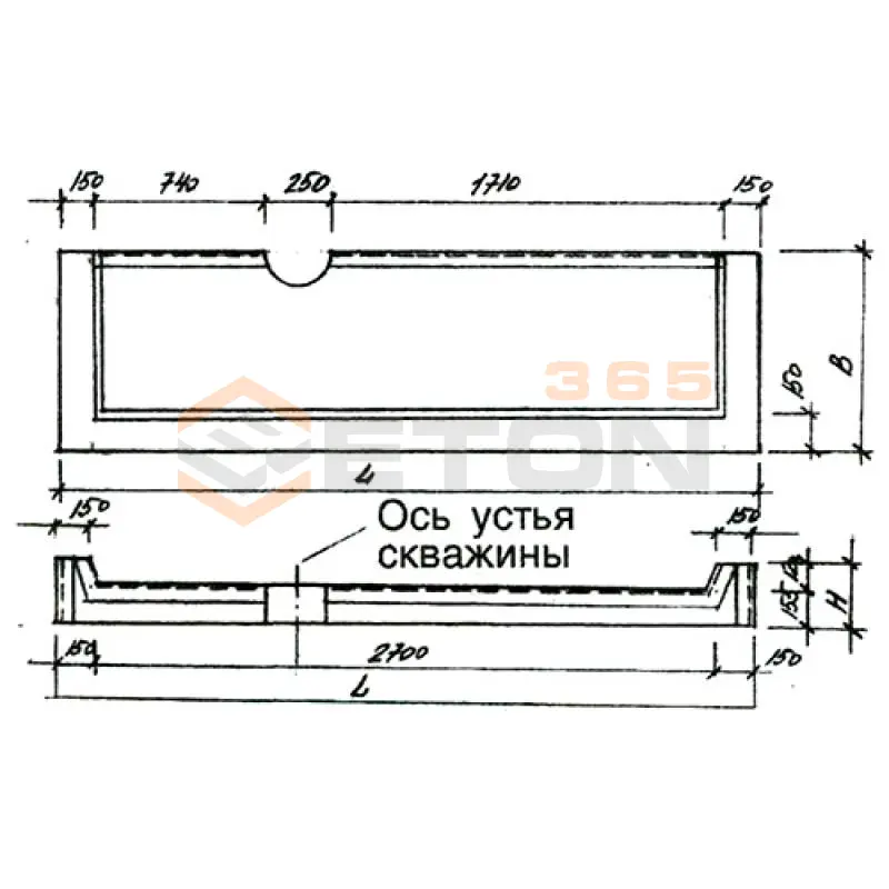 Приустевые плиты для нефтянных скважен Шифр 001.95 Б 10 л/п
