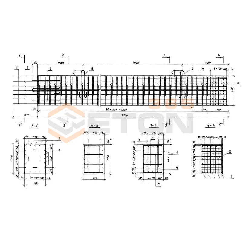 Блоки стоек Серия 3.503.1-90 1СП 8-74-2