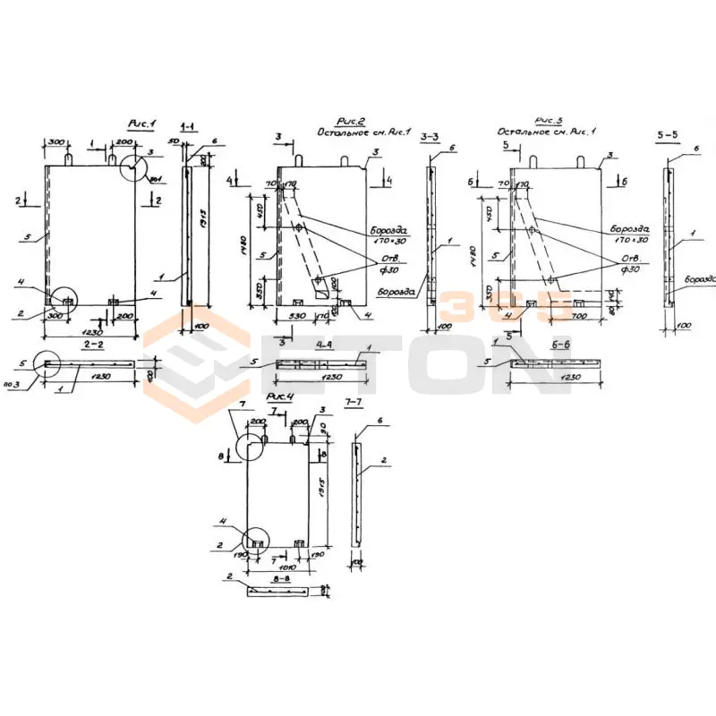 Панели стеновые Серия 1.174.1-1 СУКМ 2-3