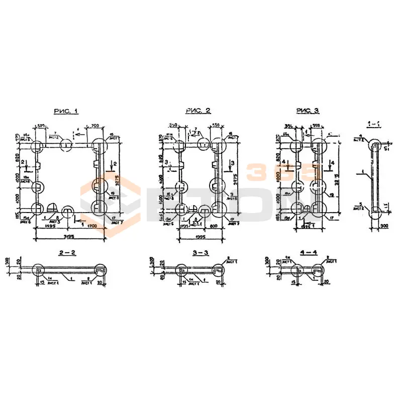 Панели наружных стен Серия 1.090.1-2с 1ПС 32-33-3 пс (1.090.1-2с)