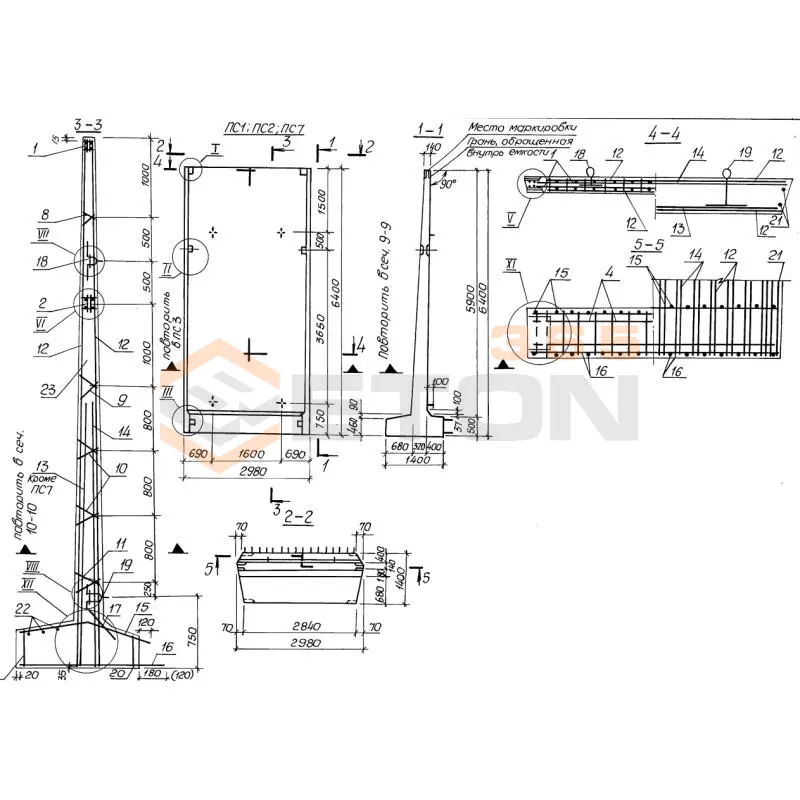 Панели стеновые Серия 3.900.1-10 ПСП 60 к2 к