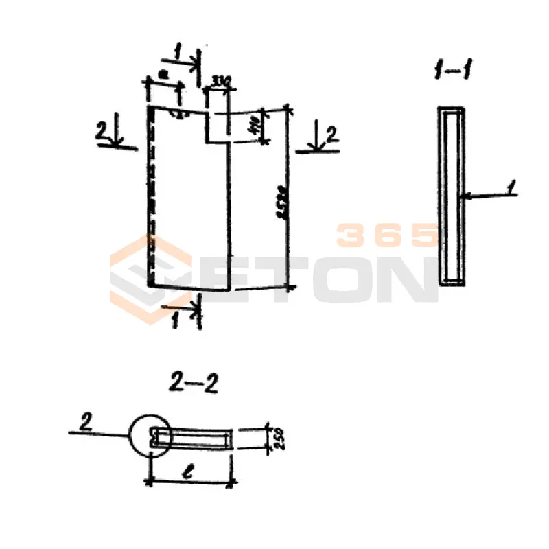 Блоки стеновые внутренние ТП 213-2-183 СБВ 6-25-2,5-8 я-11 (ТП 213-2-183)
