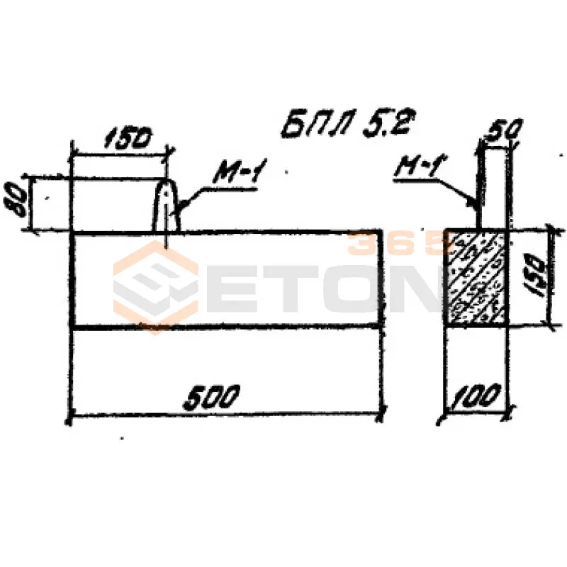 Бруски кабельных каналов Серия 4.407-267 БПЛ 5-2 (4.407-267)
