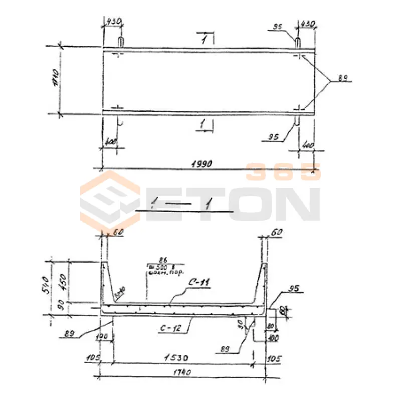 Каналы непроходные Серия 3.903 КЛ-14 КН 5