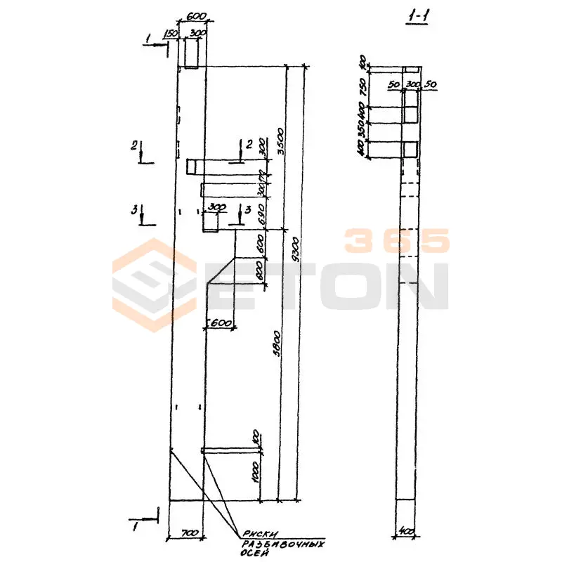 Колонны Серия 3.016.1-11 К 1-4