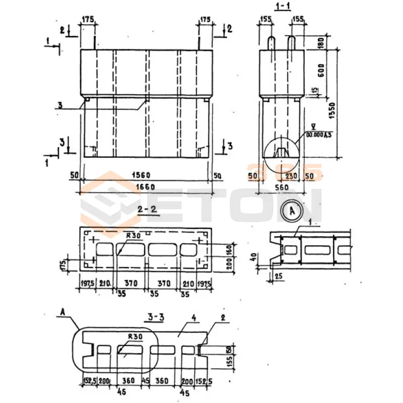 Блоки вентиляционные Серия 1.134.1-12 ВБК 16-14-6 п
