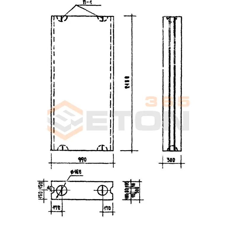 Блоки стеновые Серия 03-05 ВМС 4 с