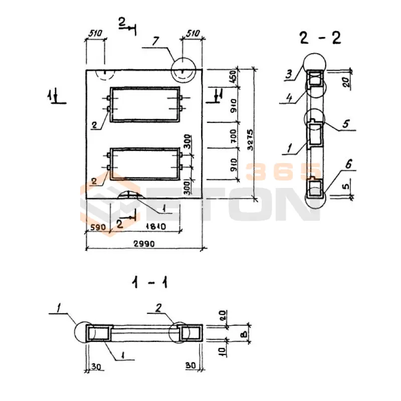 Панели однослойные самонесущие Серия 1.232.1-8 ПССЛ 30-33-4,0 п (1.232.1-8)