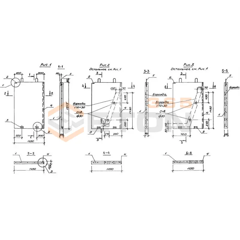 Панели стеновые Серия 1.174.1-1 СУКМ 2-1