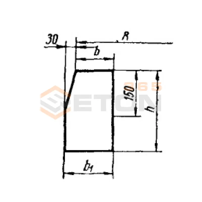 Камни криволинейные ГОСТ 6665-63 КР 12 П-2 (ГОСТ 6665-63)