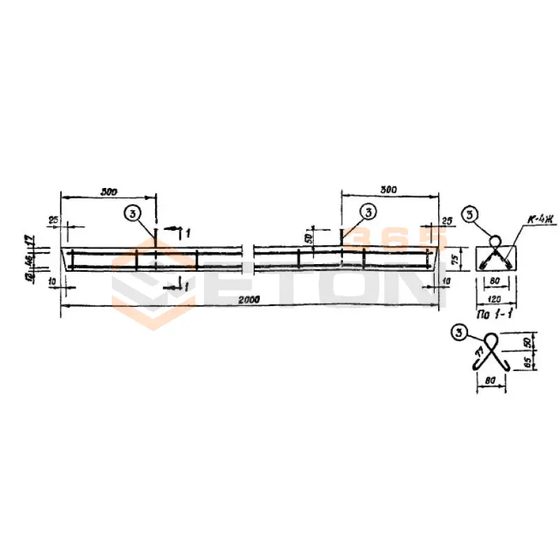 Перемычки Серия ИИ 01-02 ЖА 4 (ИИ 01-02)