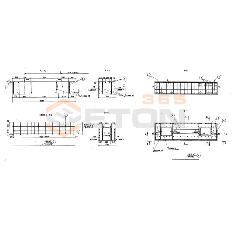 Подколонники Серия 3.503-23 ПК 355