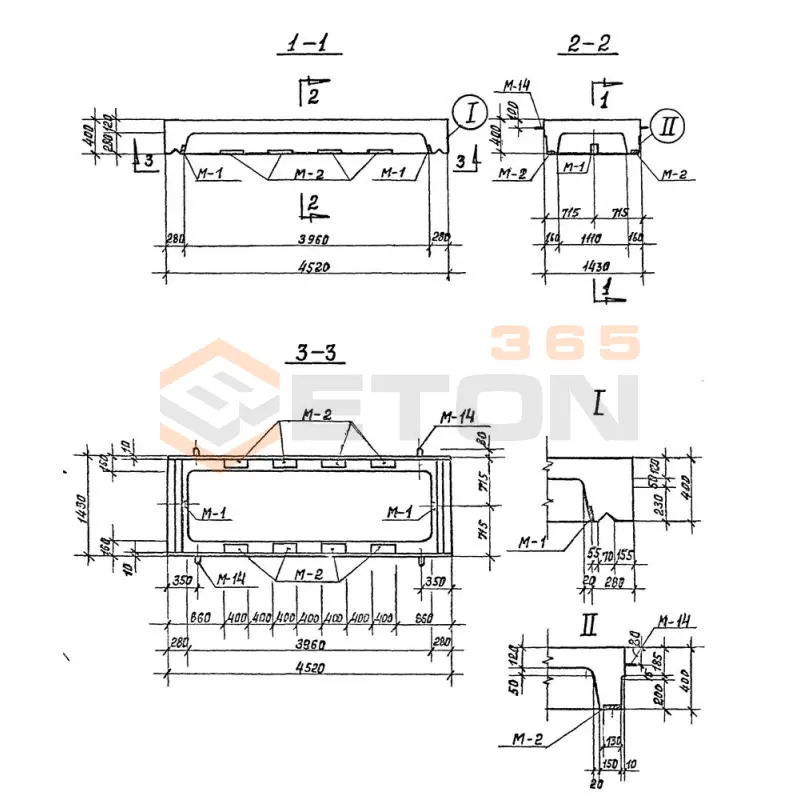 Блоки камер Серия 3.903 КЛ-13 НБК 4,0-2