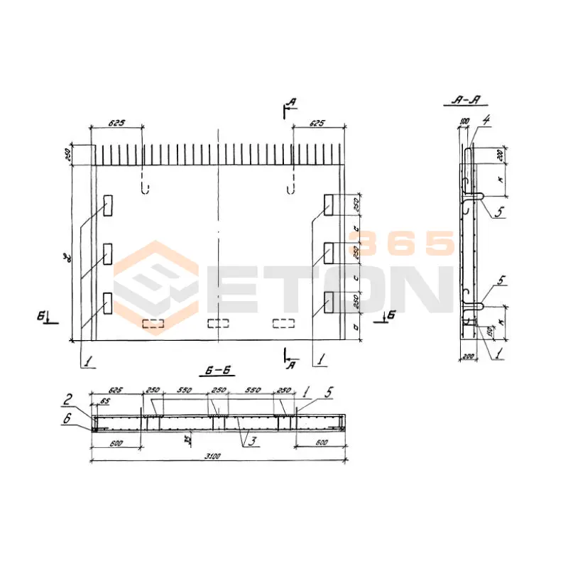 Плиты ниш Серия 3.505.1-15 ПН 22-31
