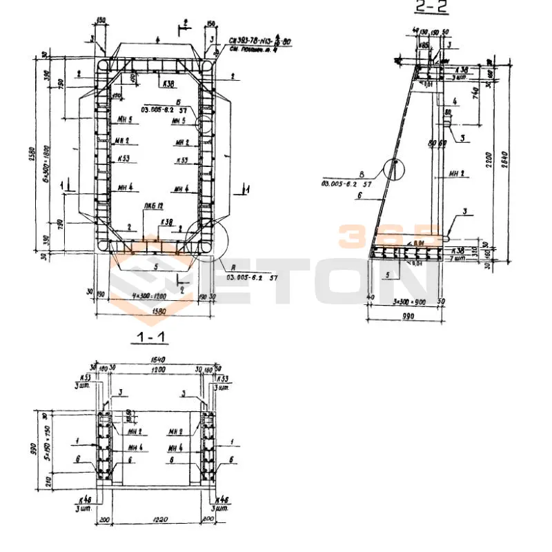 Блоки Серия 03.005-6 БВТ IV 1,2-2,2 пв