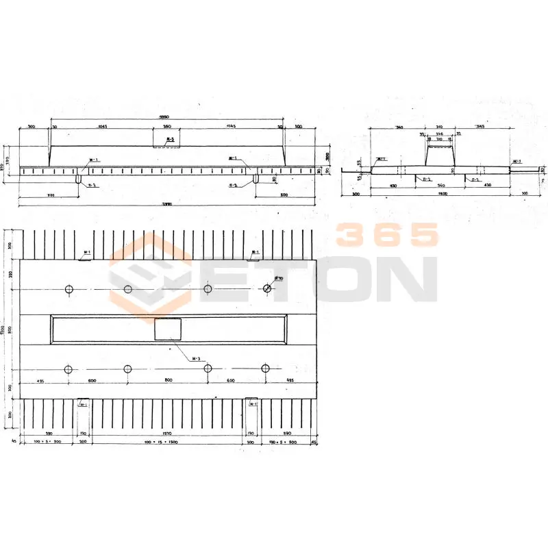 Блоки разделительной полосы Серия 3.503-12 РП 2