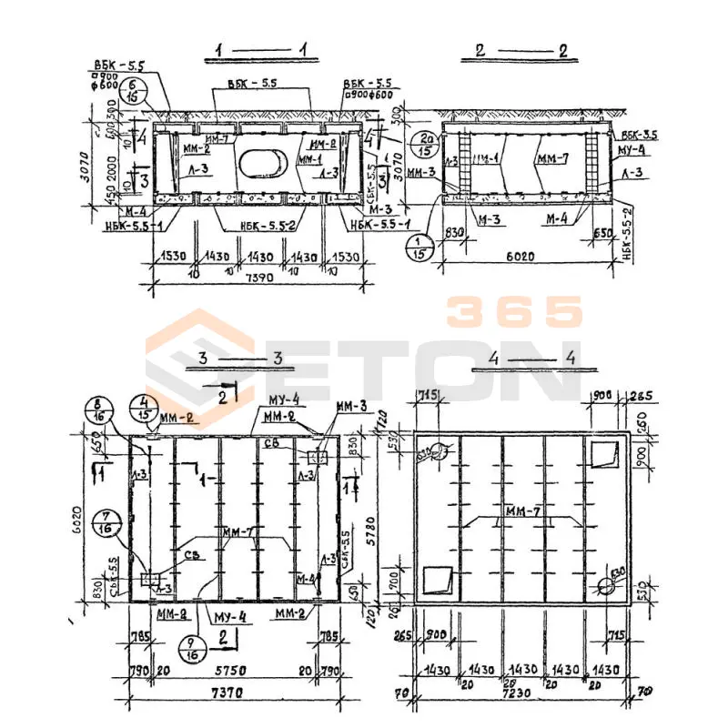 Камеры тепловые Серия 3.903 КЛ-13 Камера 5,5-7,0-2,0