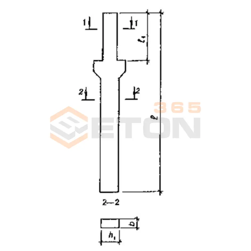 Колонны для зданий высотой 8,4; 9,6 и 10,8 м Шифр 15-74 ККП 84-9