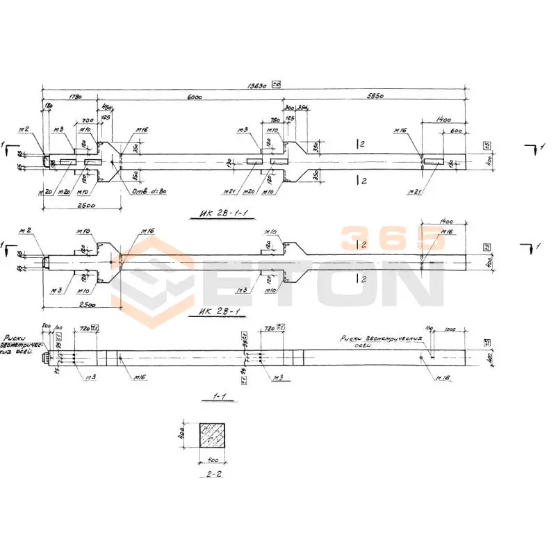 Колонны Серия ИИ 22-3/70 ИК 28-1 (ИИ 22-3/70)