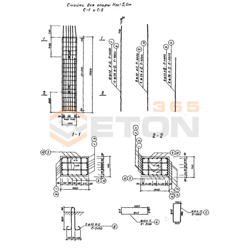 Стойки Серия 3.501-61 С 1 (3.501-61)