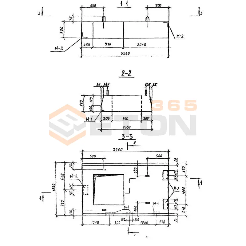 Плиты Серия 3.903 КЛ-13 П 33-16 к
