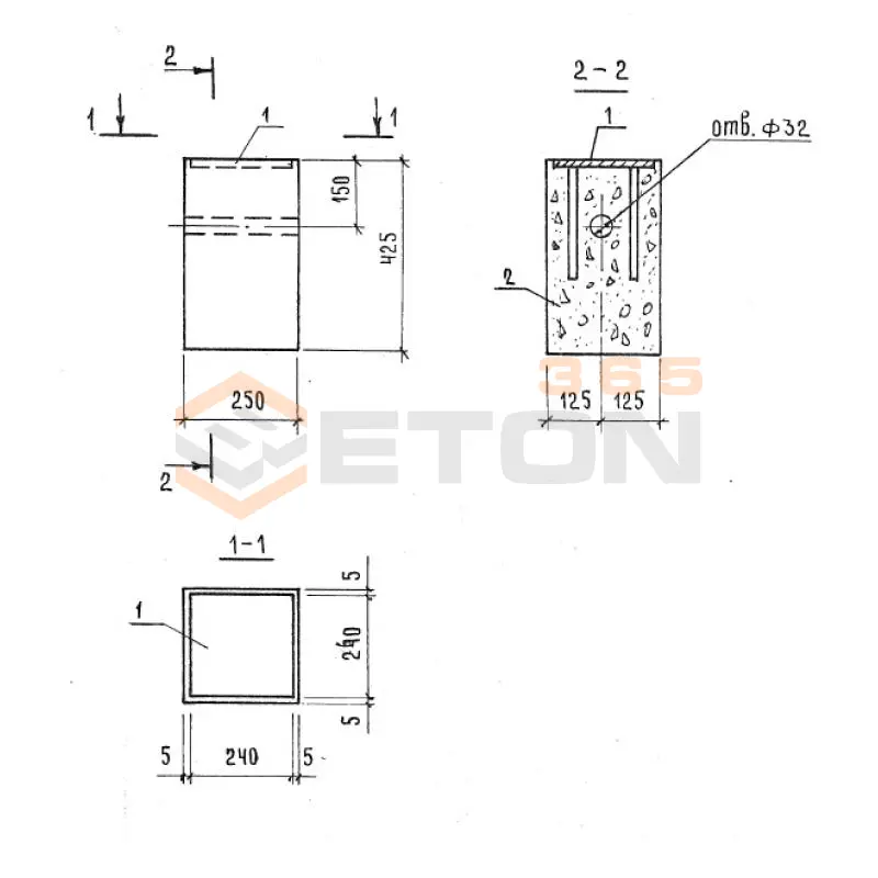 Тумбы Серия 1.189.1-9 ТЛ 4-32 (1.189.1-9)