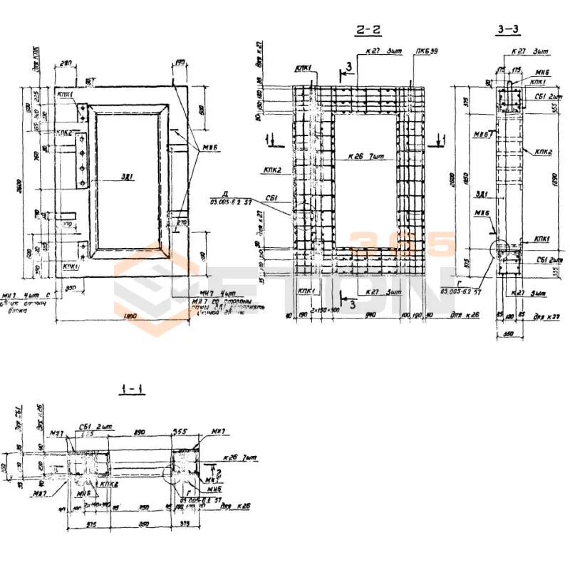 Блоки Серия 03.005-6 БВТ II 1,4-2,2 д