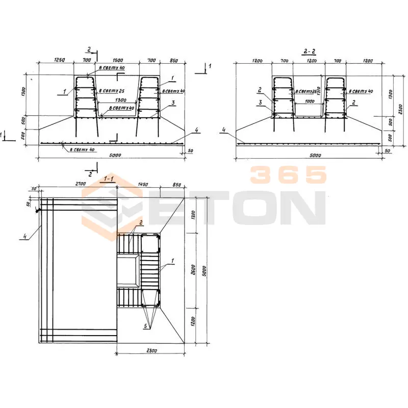 Блоки фундамента Серия 3.503.1-90 ФЭ 500-74-2